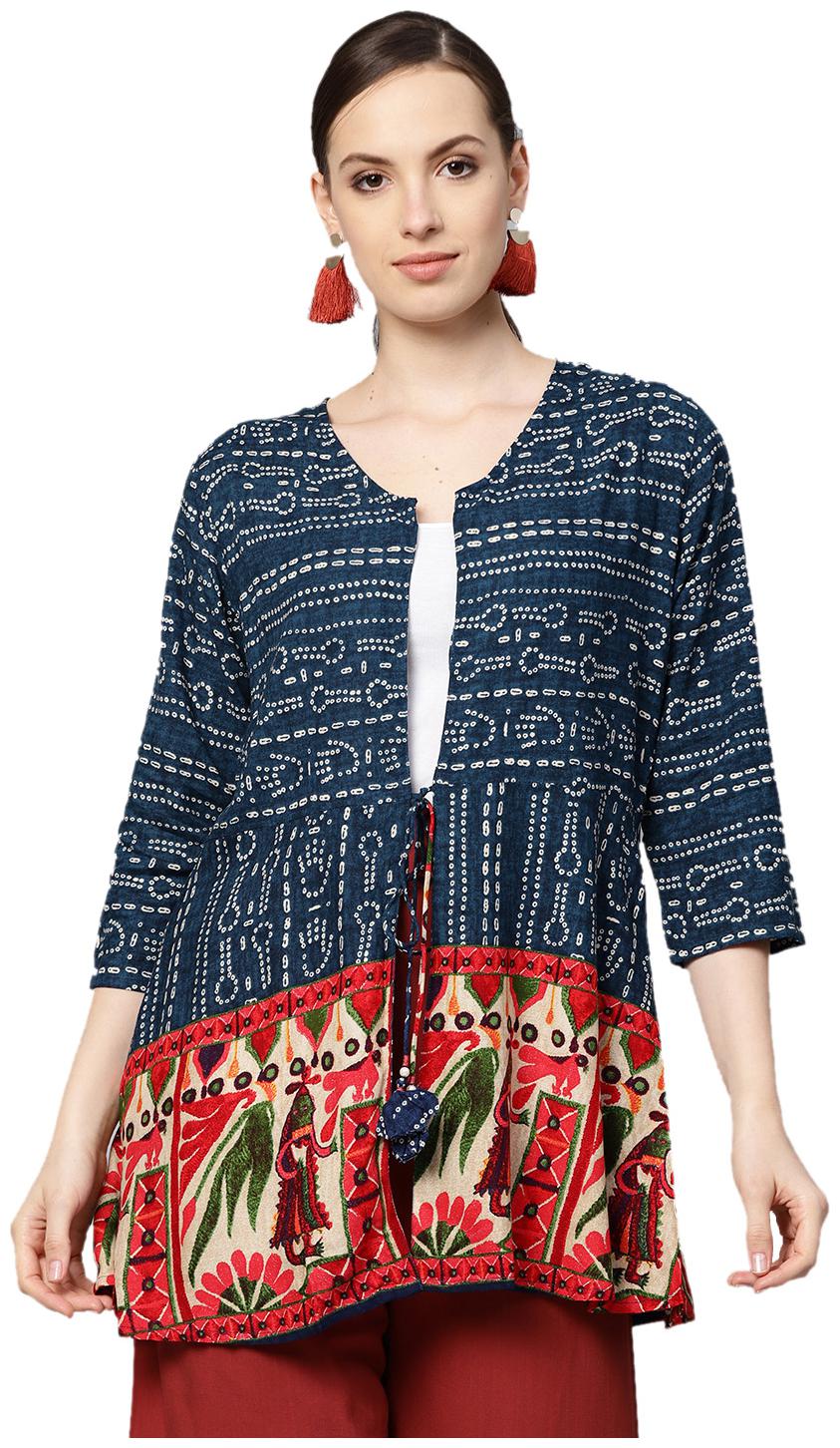 

Shree Women Shrug - Navy