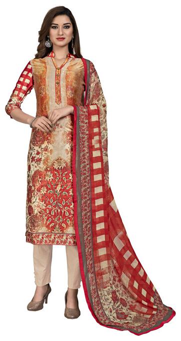 

SHREE Sarvottam Women Satin Kurta with Bottom Dupatta Multi