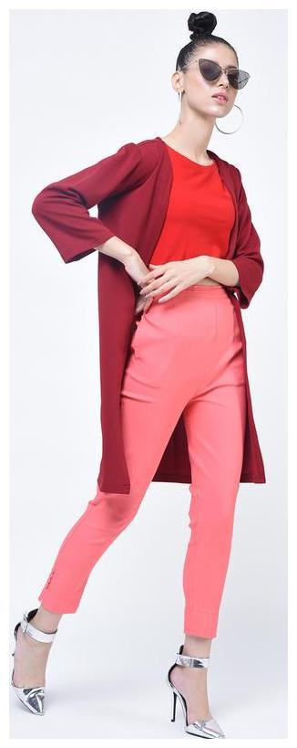 

HRIKSHIKA FASHION Women Shrug - Maroon
