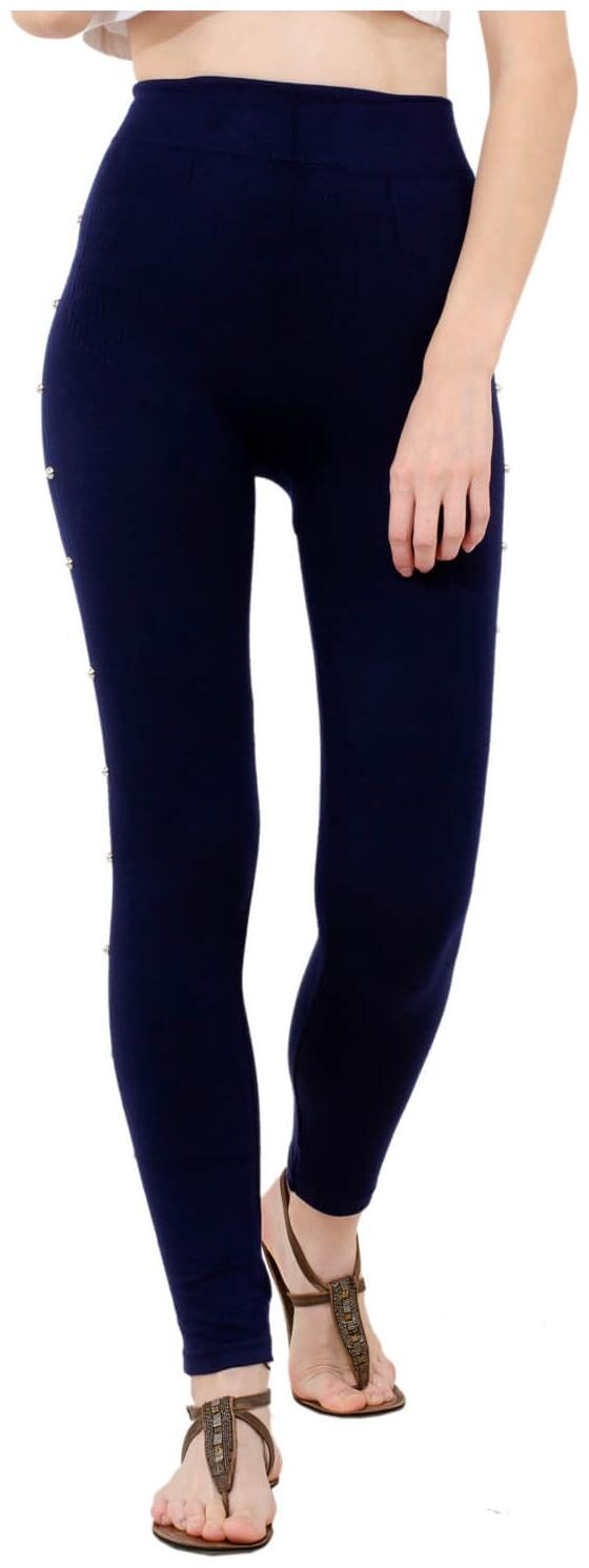 

baluchi Women Navy Blue Skinny fit Jegging