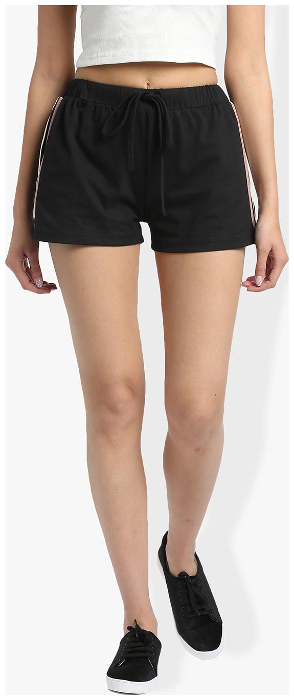 

Trend Arrest Women Solid Regular shorts - Black