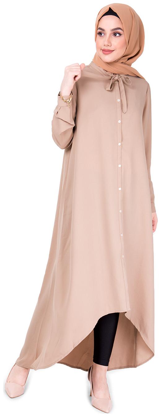 

SILK ROUTE LONDON Brown Solid Shirt dress