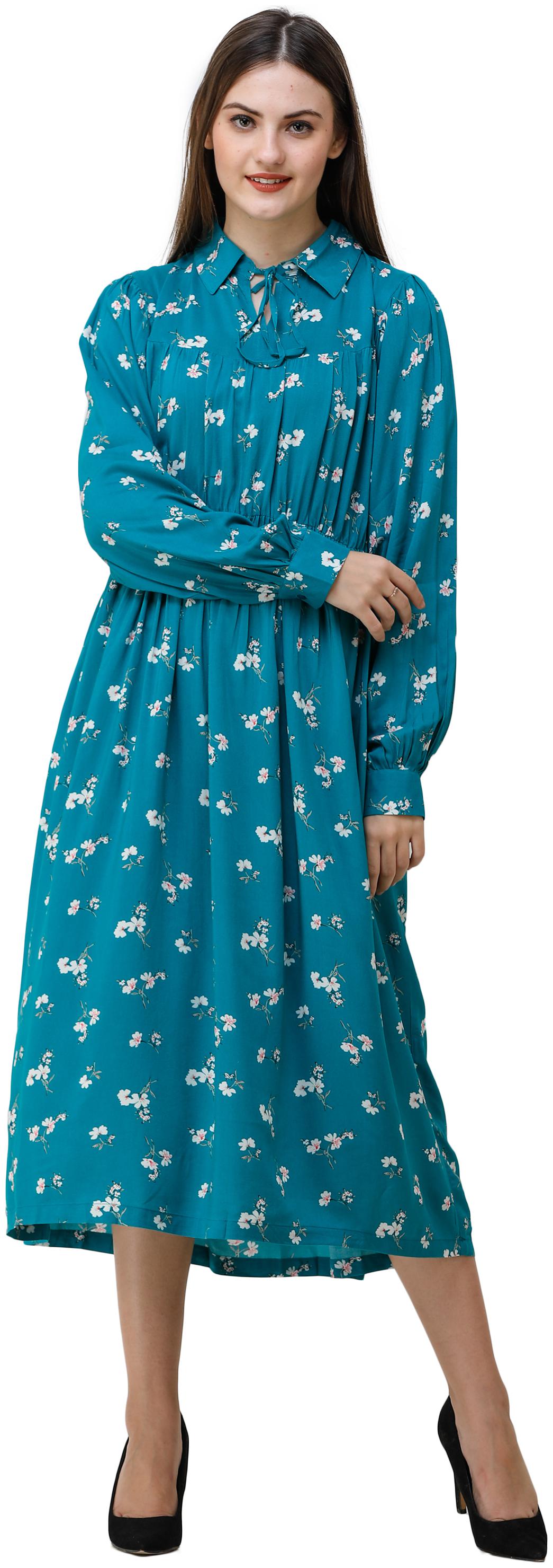

SILK ROUTE LONDON Multi Solid Fit flare dress
