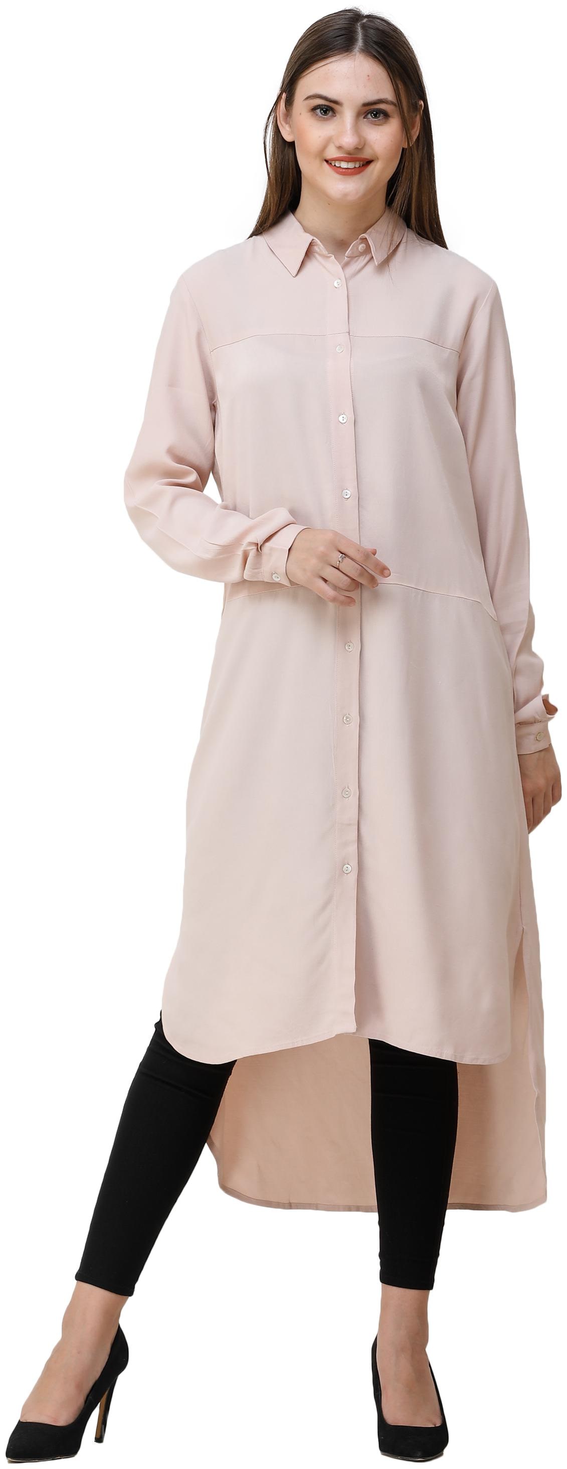 

SILK ROUTE LONDON Pink Solid Fit flare dress