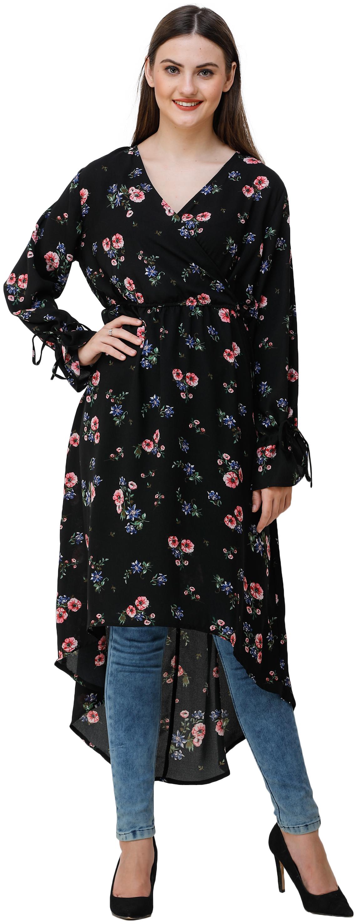 

SILK ROUTE LONDON Multi Solid Fit flare dress