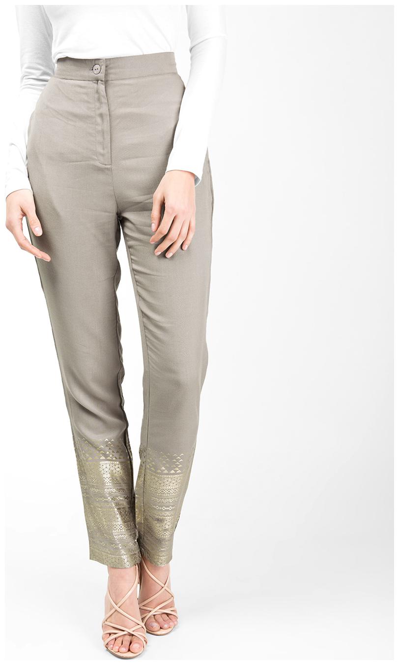 

SILK ROUTE LONDON Women Beige Slim fit Regular trousers