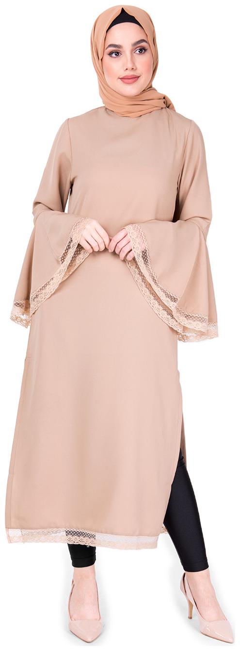 

SILK ROUTE LONDON Brown Solid Fit flare dress