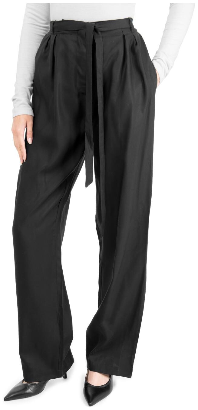 

SILK ROUTE LONDON Women Black Slim fit Regular trousers