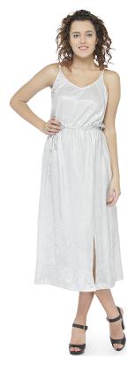 

Oxolloxo White Solid A-line dress