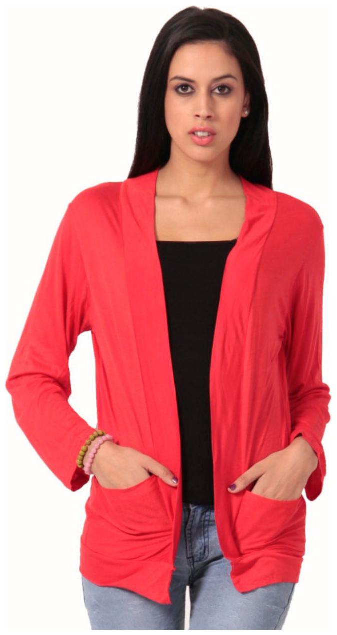 

Sizzlacious Women Shrug - Red