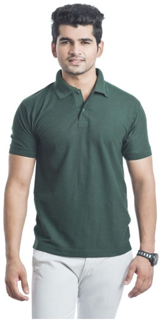 

Sizzlacious Men Green Slim fit Cotton Polo collar T-Shirt - Pack Of 1