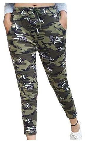 

Sizzlacious Blended Printed Dark Green Jegging For Women