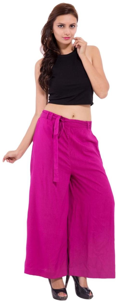 

Sizzlacious Premium Palazzos Pink