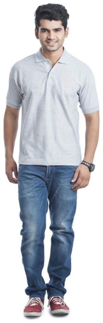 

Sizzlacious Men White Slim fit Cotton Polo collar T-Shirt - Pack Of 1