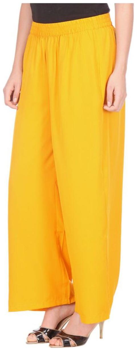 

Sizzlacious Premium Palazzos Yellow