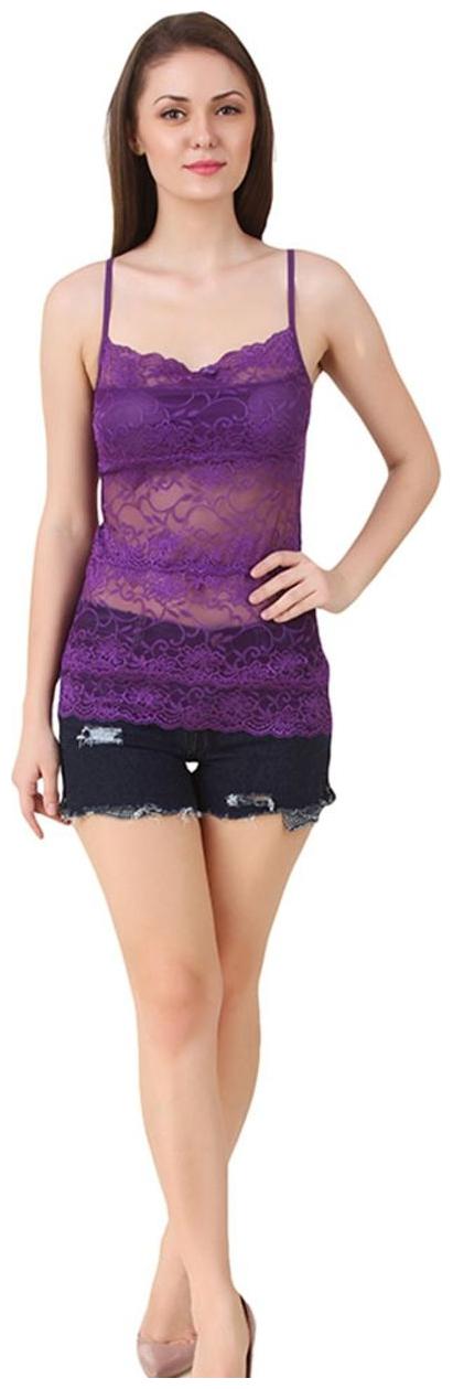 

Sizzlacious Premim Full Net Tank Top