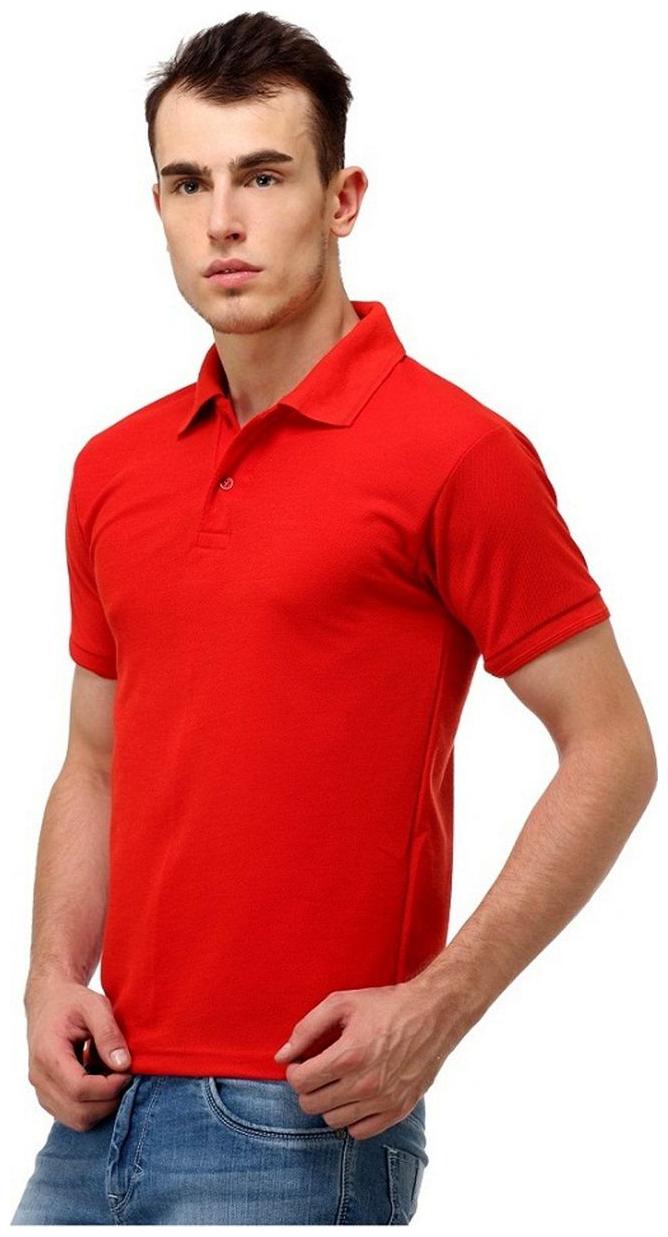 

Sizzlacious Men Red Regular fit Cotton Polo collar T-Shirt - Pack Of 1