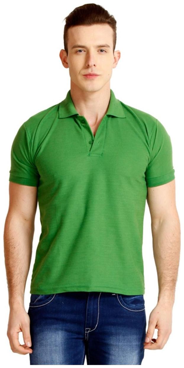 

Sizzlacious Men Green Slim fit Cotton Polo collar T-Shirt - Pack Of 1