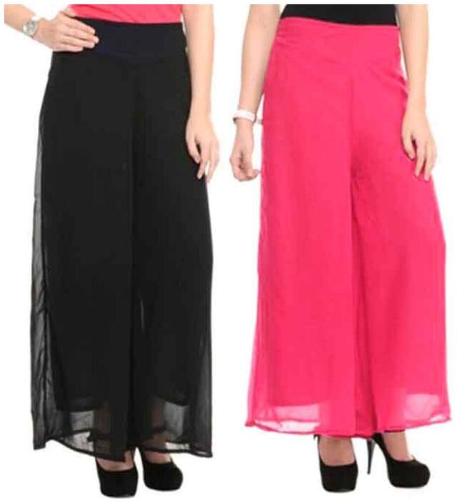 Sizzlacious Black Pink ComboPlazzo