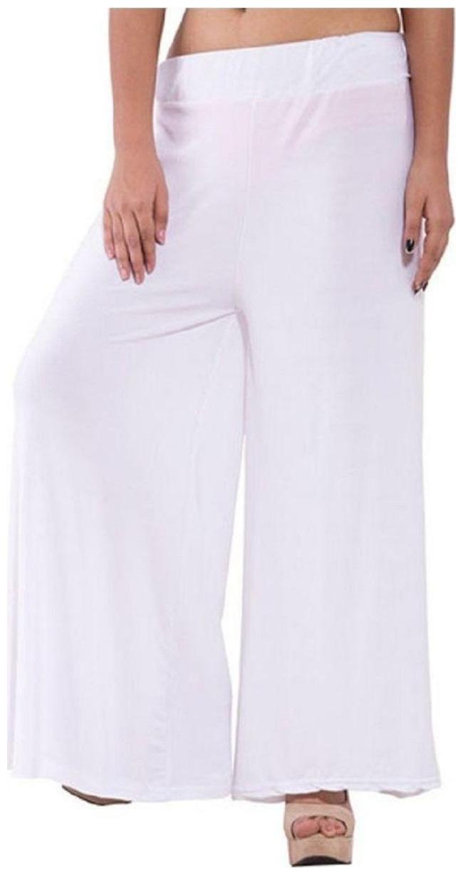 

Sizzlacious Premium Palazzos White