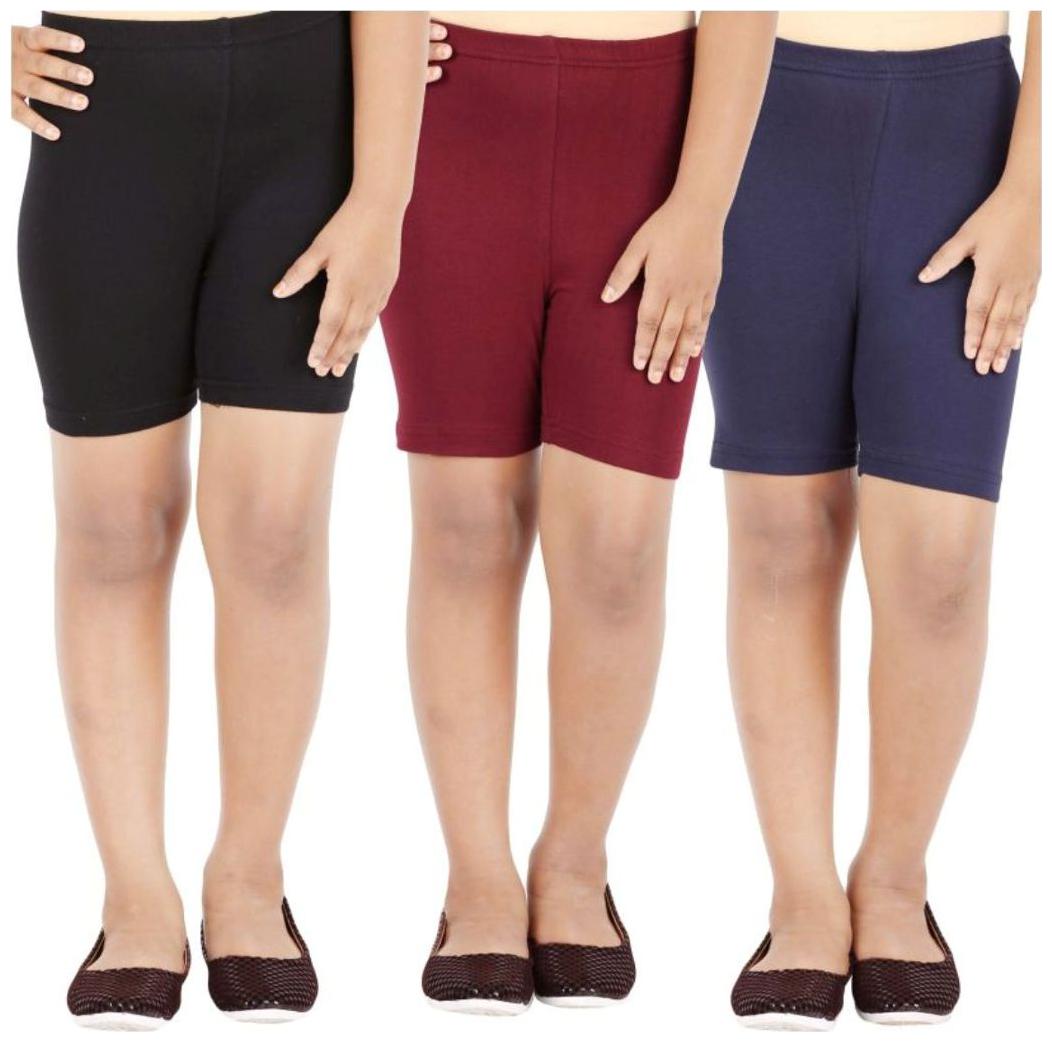

Sizzlacious Women Solid Regular shorts - Black