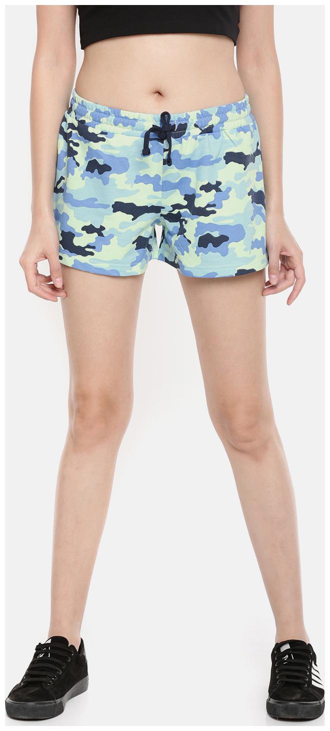 

Slumber Jill Women Printed Regular shorts - Blue