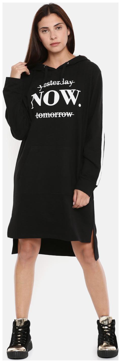 

Slumber Jill Women Printed Hoodie - Black