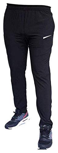 

SJ Men Black Solid Regular fit Track pants