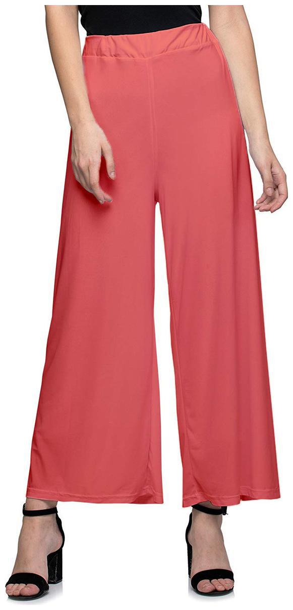 

Skandas Trendz Amazing Synthetic Palazzo - Coral