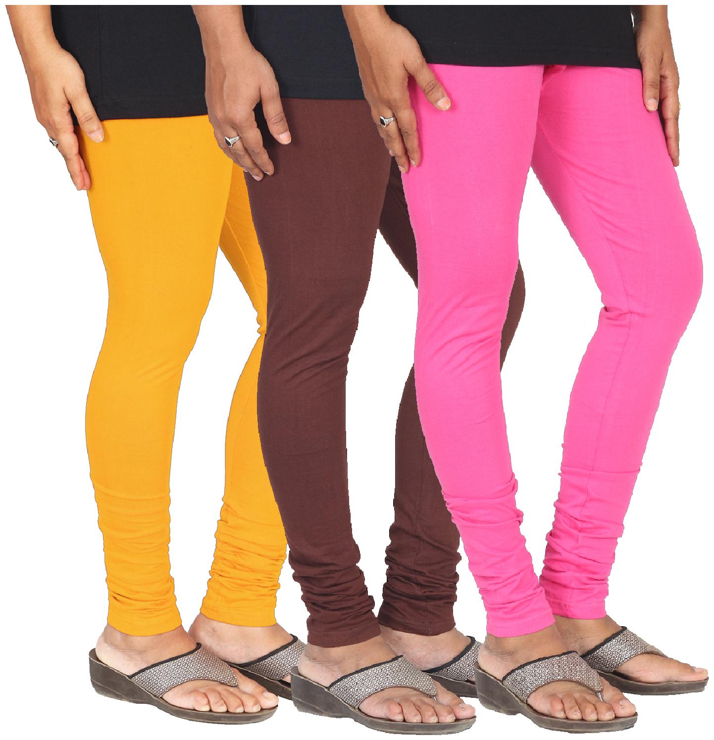 

Skandas Trendz Cotton Lycra Leggings - Pack of 3
