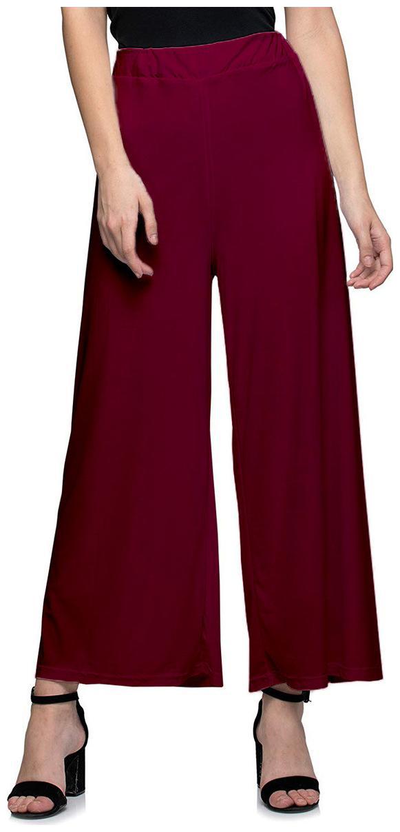 

Skandas Trendz Amazing Synthetic Palazzo - Maroon