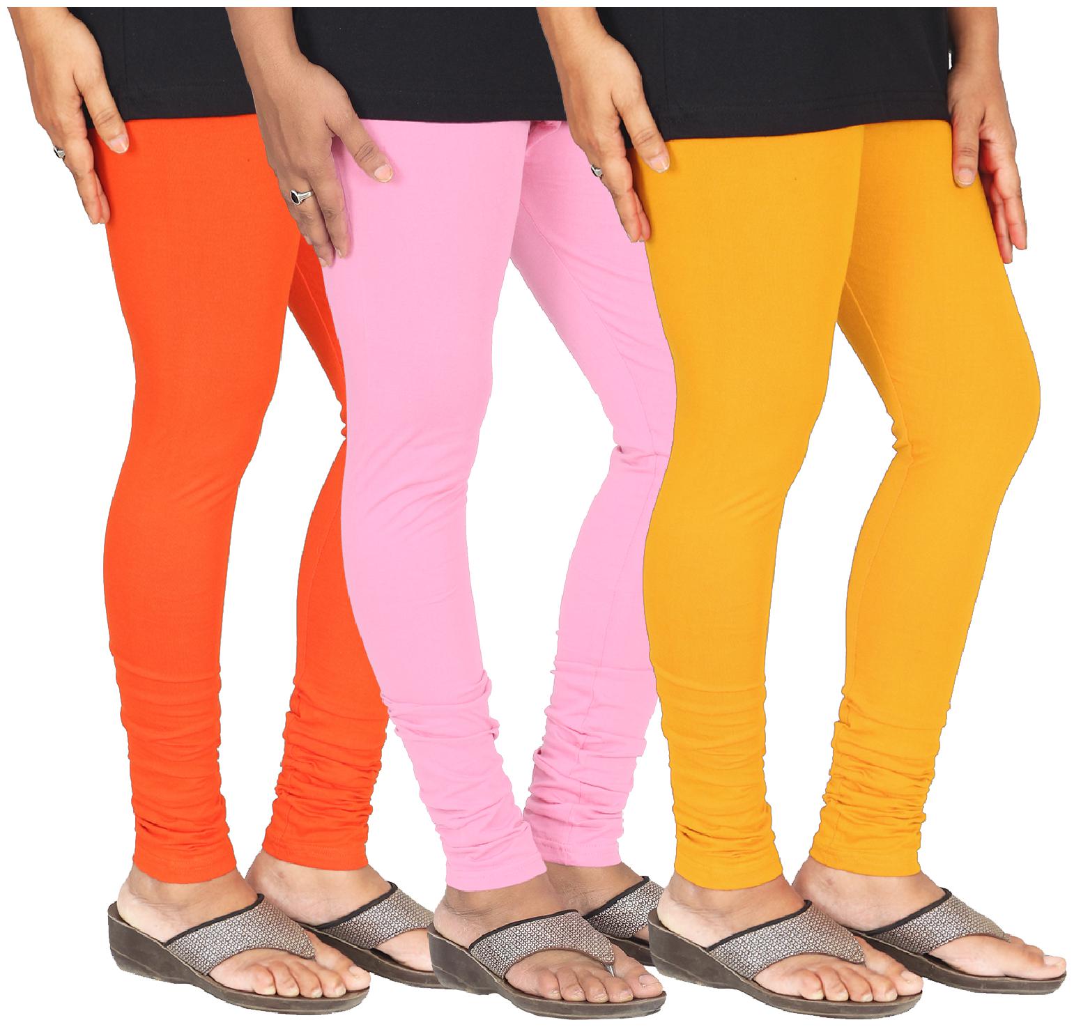 

Skandas Trendz Cotton Lycra Leggings - Pack of 3