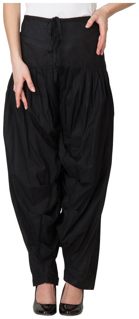 

Skandas Trendz Cotton Patiala - Black