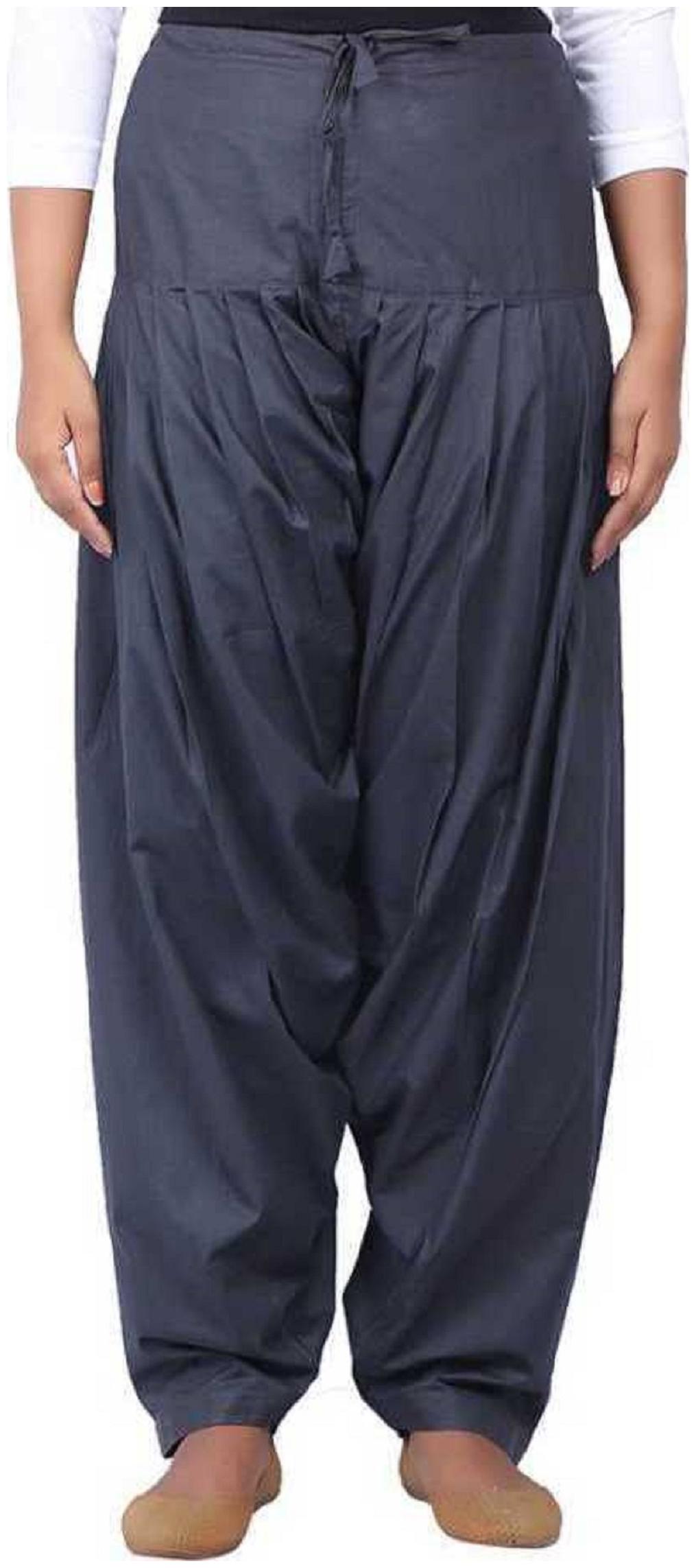 

Skandas Trendz Cotton Patiala - Grey