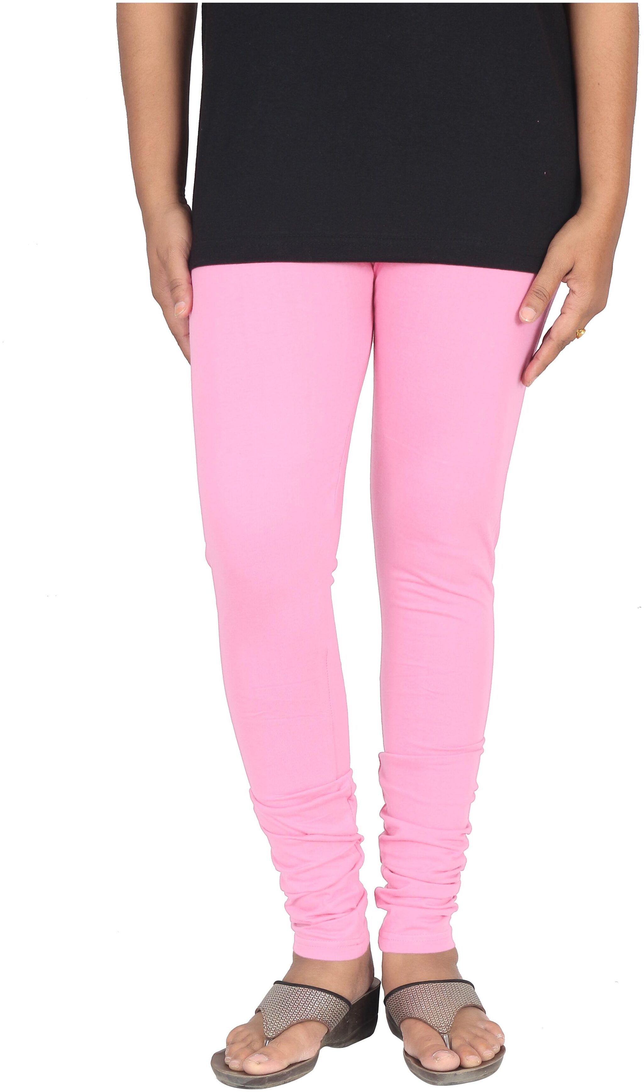

Skandas Trendz Cotton Lycra Leggings - Baby Pink Light