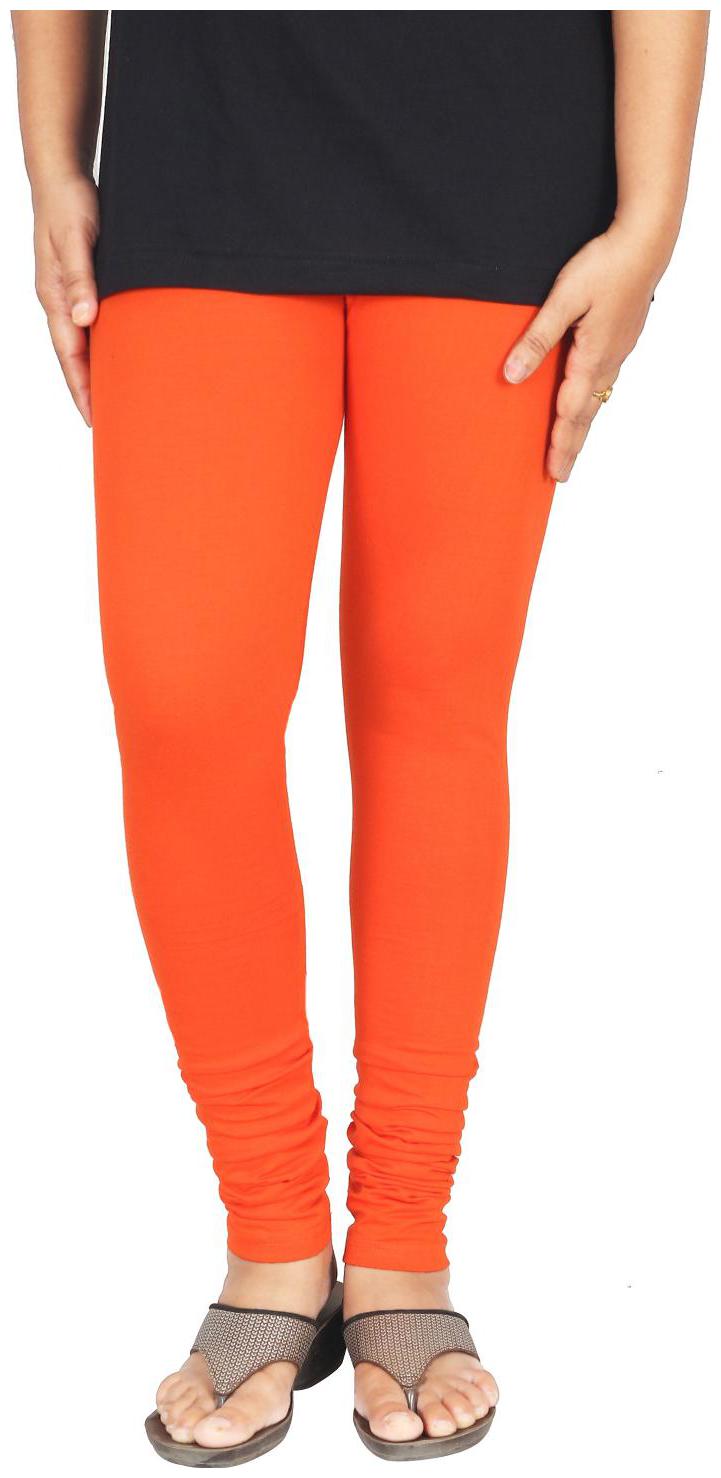 

Skandas Trendz Cotton Lycra Leggings - Medium Dark Orange