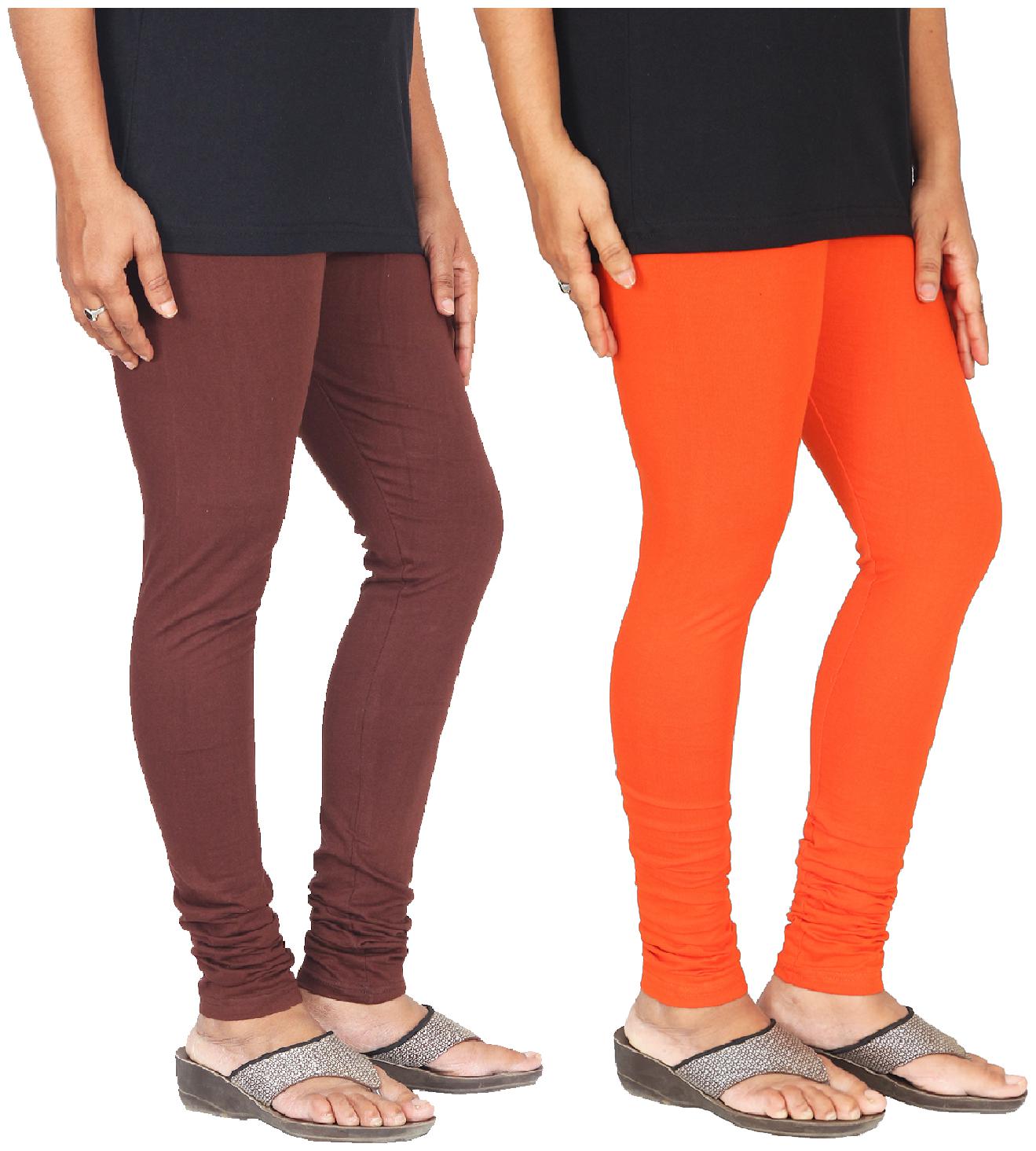 

Skandas Trendz Cotton Lycra Leggings - Pack of 2