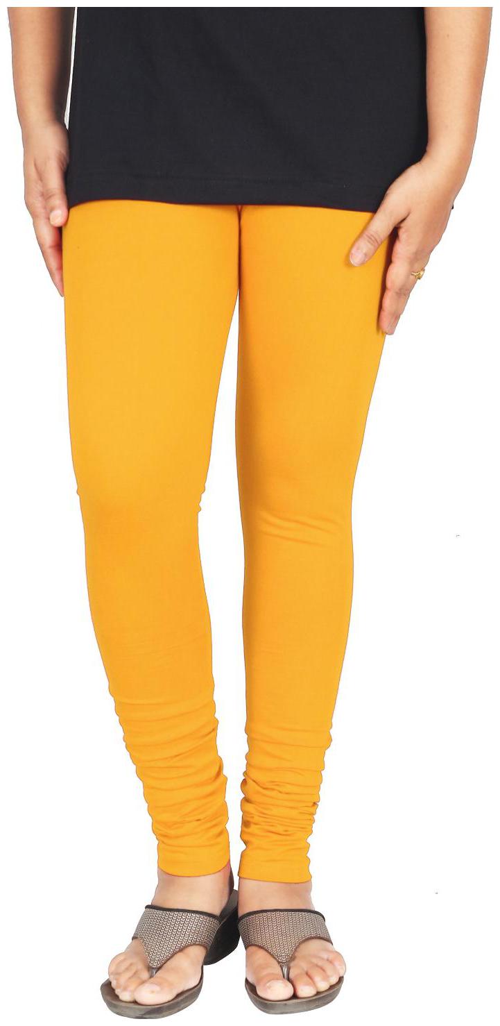 

Skandas Trendz Cotton Lycra Leggings - Mustard