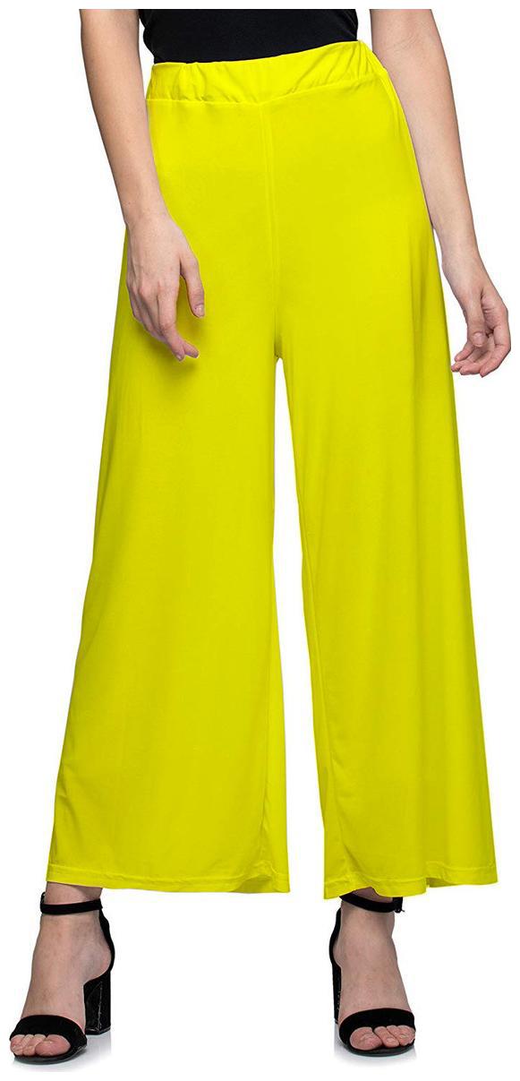

Skandas Trendz Synthetic Palazzo - Yellow