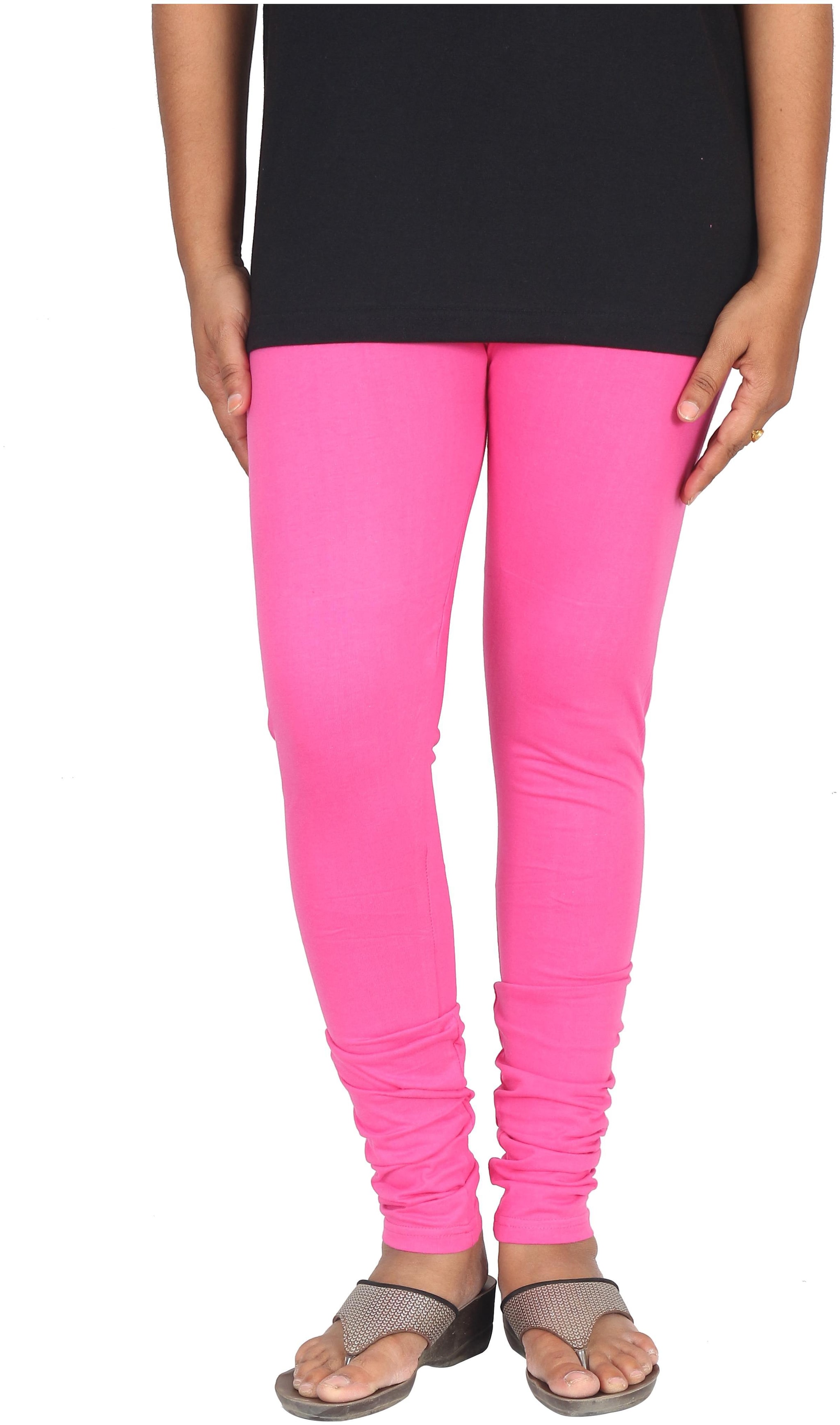 

Skandas Trendz Cotton Lycra Leggings - Baby Pink Dark