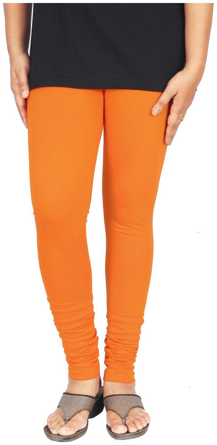 

Skandas Trendz Cotton Lycra Leggings - Light Orange