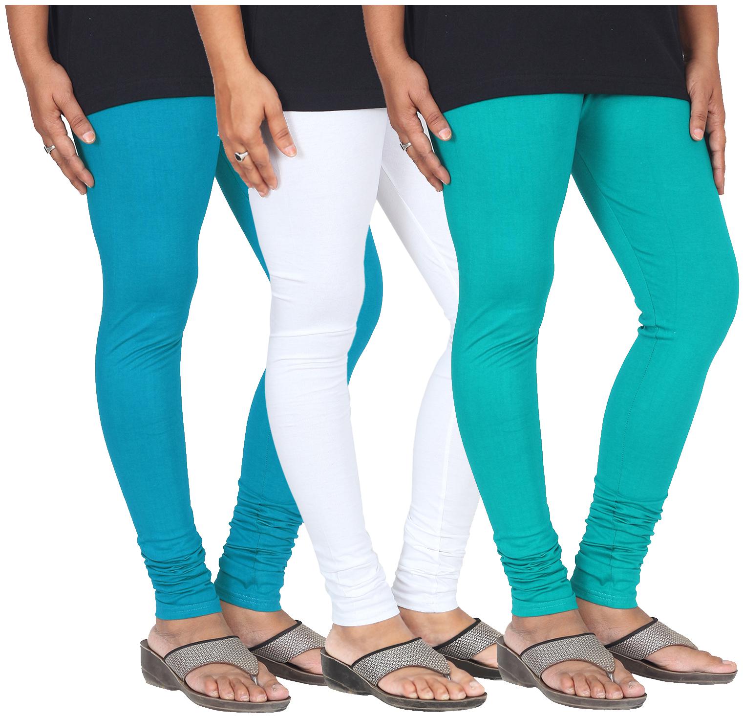 

Skandas Trendz Cotton Lycra Leggings - Pack of 3
