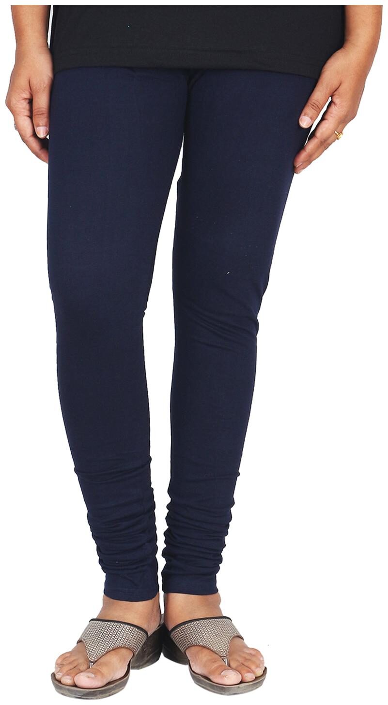 

Skandas Trendz Cotton Lycra Leggings - Navy Blue