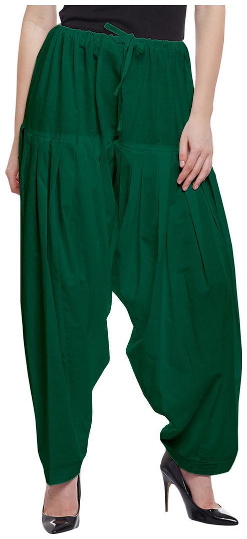 

Skandas Trendz Cotton Patiala - Green