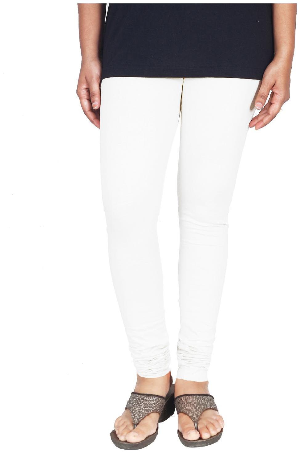 

Skandas Trendz Cotton Lycra Leggings - White
