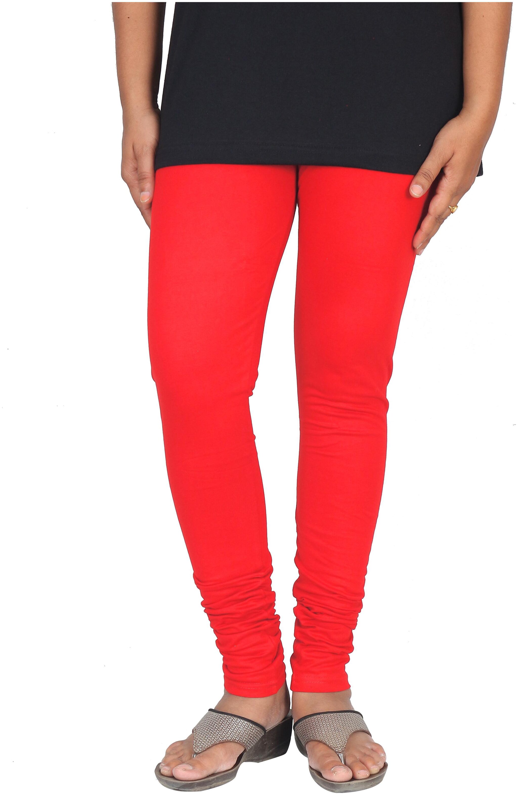 

Skandas Trendz Cotton Lycra Leggings - Dark Orange