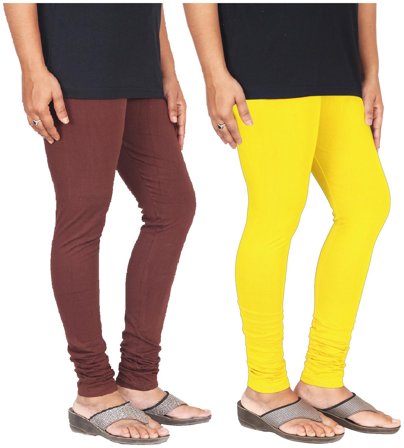 

Skandas Trendz Cotton Lycra Leggings - Pack of 2