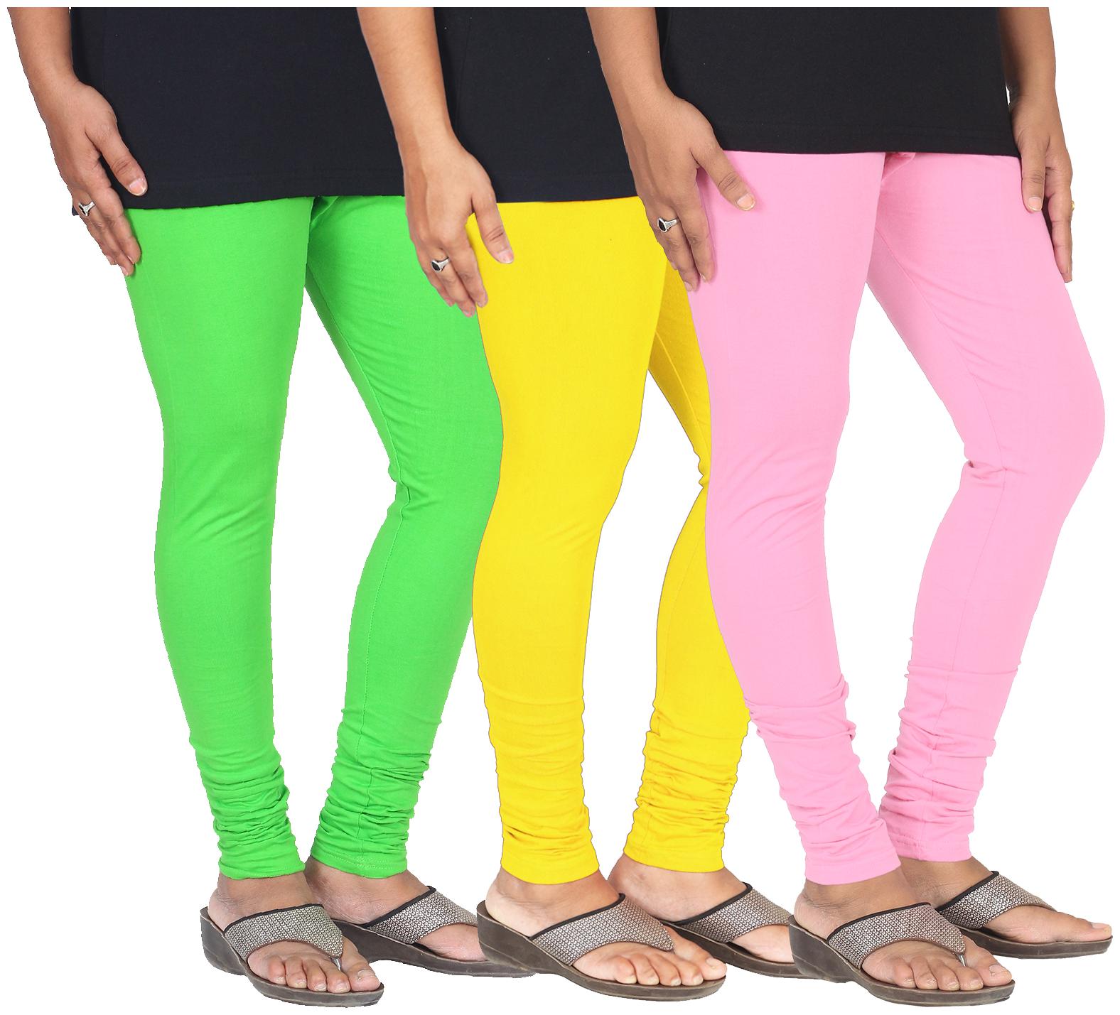 

Skandas Trendz Cotton Lycra Leggings - Pack of 3