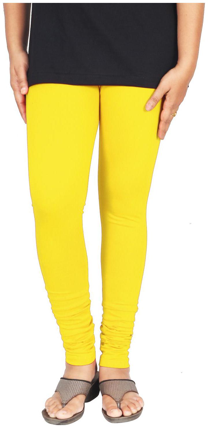

Skandas Trendz Cotton Lycra Leggings - Yellow