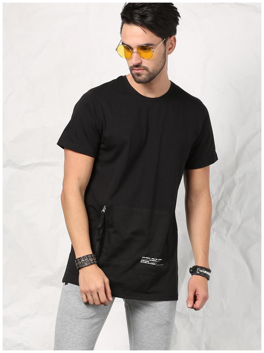 

SKULT by Shahid Kapoor Men Black Regular fit Cotton Round neck T-Shirt - Pack Of 1